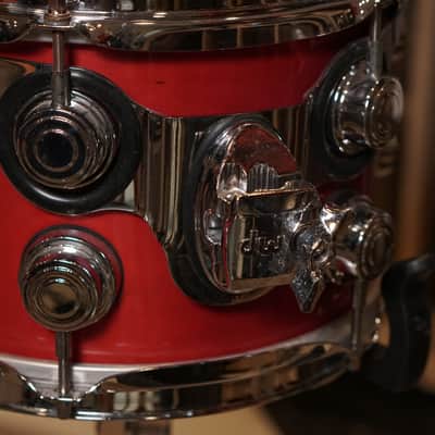 DW 7x10" Collector's Series Tom - 2003 Red Lacquer - Carl Allen image 4