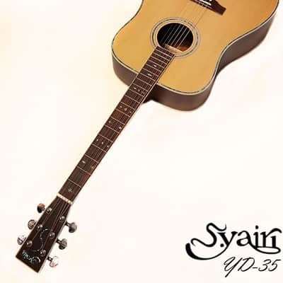 S.Yairi YD-35 Solid wood Sitka Spruce & Indian Rosewood Dreadnought acoustic guitar High-quality image 2