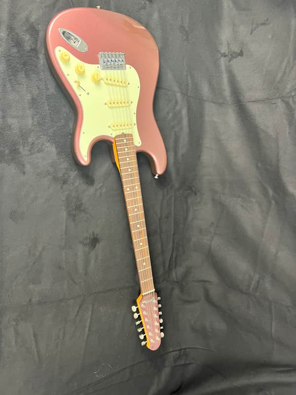 Fender ST12 TX 12-String Stratocaster MIJ 2004 - 2007 - Burgundy Mist Metallic image 1