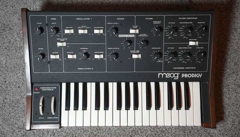 Moog Prodigy 32-Key Monophonic Analog Synthesizer 1979 - 1984 - Black image 1