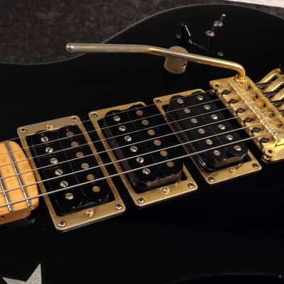 Kramer Sambora Signature Guitar 1989 Black w/ Gold Hardware image 7
