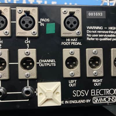 Paul “Jamo” Jamieson's Simmons 1980s SDS-V Electronic Drum System w/ Brain, Bass Drum Pad + 3 Drum Pads image 24