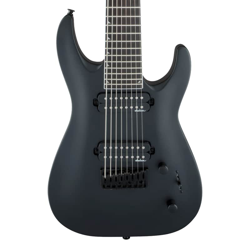 Used Jackson JS Series JS32-8 Dinky Arch Top 8-String Guitar - Satin Black image 1