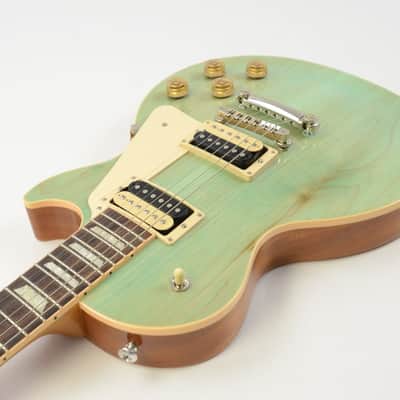 2017 Gibson Les Paul Classic Electric Guitar - Seafoam Green RARE w/OHSC image 10