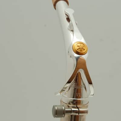Yamaha Custom AV1S Alto Saxophone Neck, V1 Silver Plate/Gold Option image 8