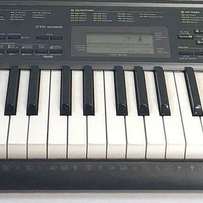 Casio CTK-2080 Portable 61 Full Size Touch Sensative Key Electronic Piano Keyboard Synthesizer USB MIDI w AC cord "Keyed Excellence" image 1