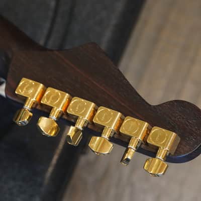 Unplayed! 2026 Fender Mod Shop Stratocaster w/ Rosewood Neck Electric Guitar Walnut w/ Gold + COA OHSC image 21