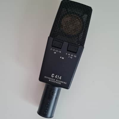 AKG C414 XLS Large Diaphragm Multipattern Condenser Microphone 2010s - Black image 2