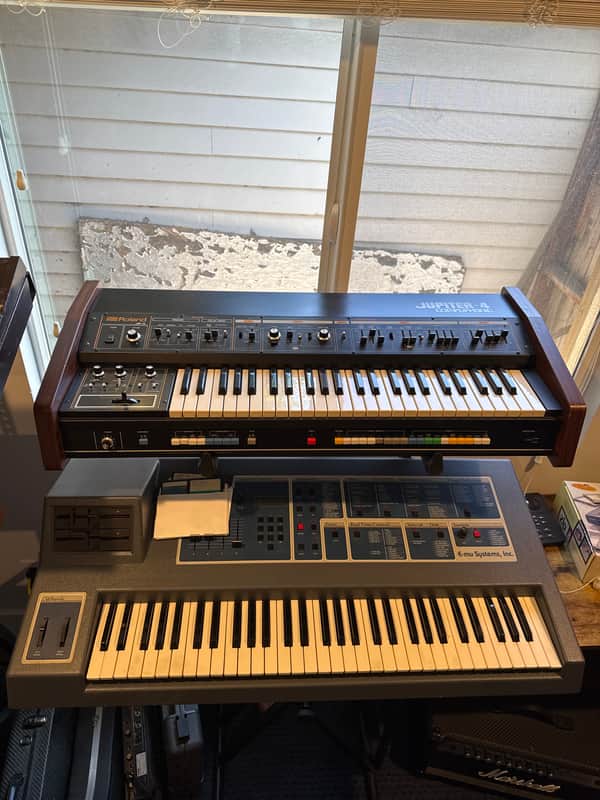 Roland Jupiter 4 49-Key Synthesizer 1978 - 1982 - Black image 1