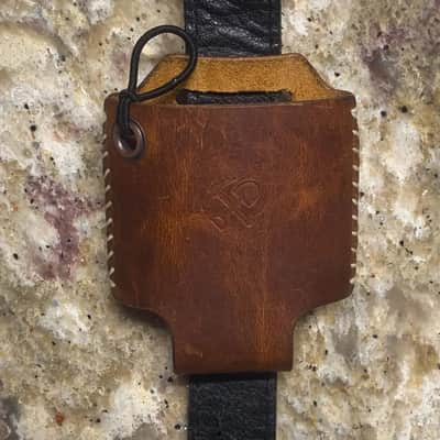 Handmade Leather Case - Shure GLXD1+ / GLXD14+ / GLXD14R+ / GLXD16+ / GLXD24+ / GLXD124R+ - BROWN Pouch Holster image 5