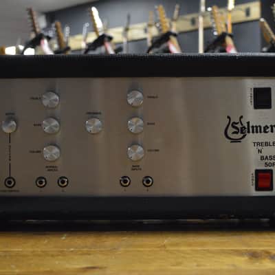Selmer Treble & Bass Reverb 50 Head 1973 image 2