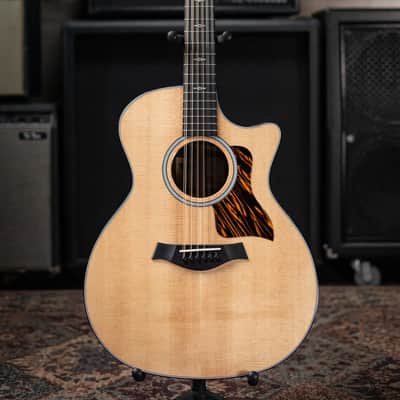 Taylor 454ce 12-String Grand Auditorium Acoustic/Electric Guitar Natural with Hardshell Case image 3