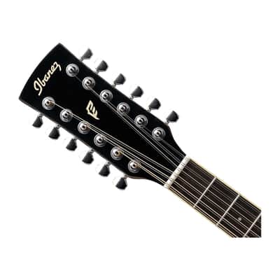 Used Ibanez PF1512 12-String Dreadnought Acoustic Guitar - Natural image 4