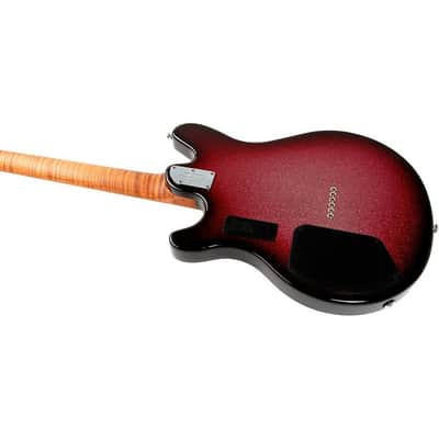 Ernie Ball Music Man Valentine Electric Guitar, Maroon Sparkle Burst - NEW! image 8
