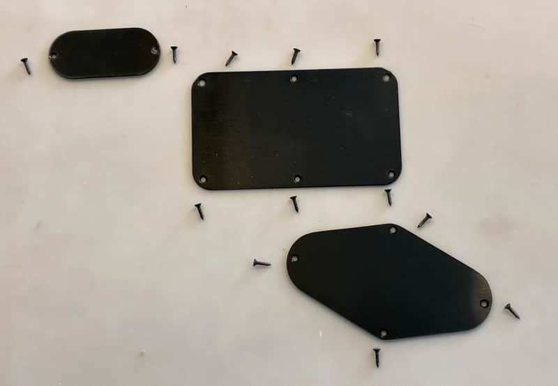 PEAVEY® USA WOLFGANG STANDARD BACK CONTROL PLATES WITH SCREWS =VAN HALEN= image 1