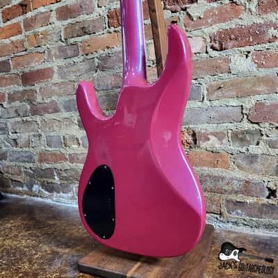 Kramer Spector Forum III Bass w/ OHSC (1980s, Magenta Metallic) image 15