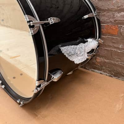 Pearl Roadshow Series 22" x 18" Bass Drum Black Wrap w/ Tom Mount - Brand New image 6