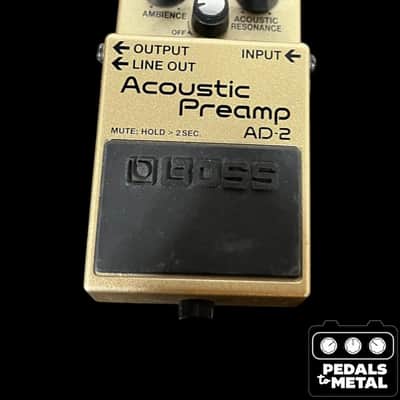 Boss AD-2 Acoustic Preamp Pedal 2016 - Present - Bronze - X16830 image 2