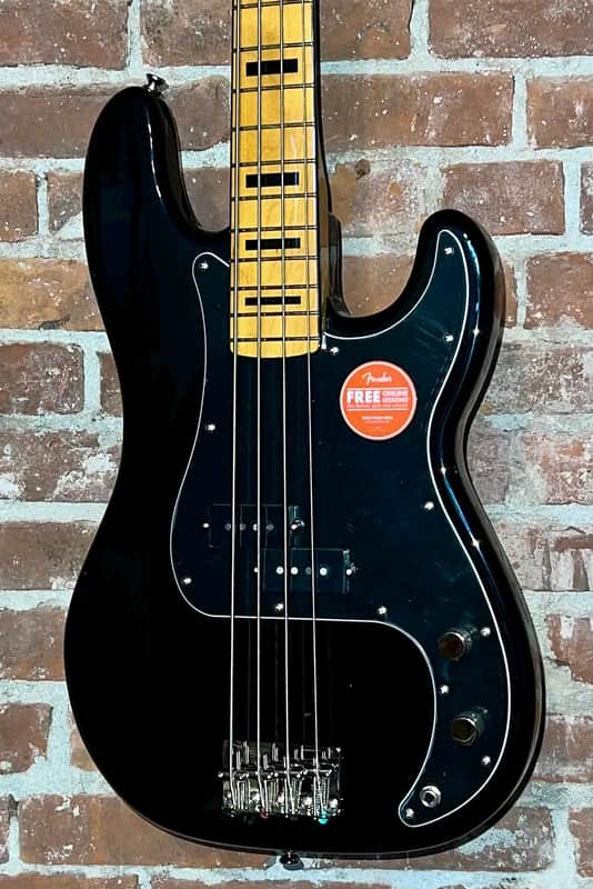 Squier Classic Vibe '70s Precision Bass Black, Help Support Small Business & Buy It Here ! image 1