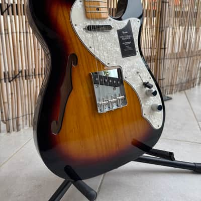 Fender Vintera II '60s Telecaster Thinline with Maple Fretboard 2023 - 2026 - 3-Color Sunburst image 1