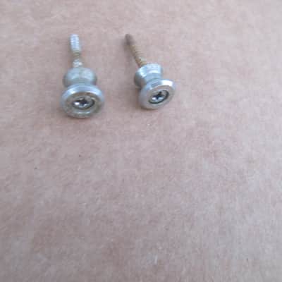 1960s Teisco Audition Guitar Strap Buttons W Screws Japan National Univox Kent Kay Aria image 1