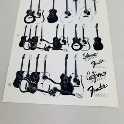 Fender Dealer Pack – California Series, Acoustics & Squier 1984 image 5