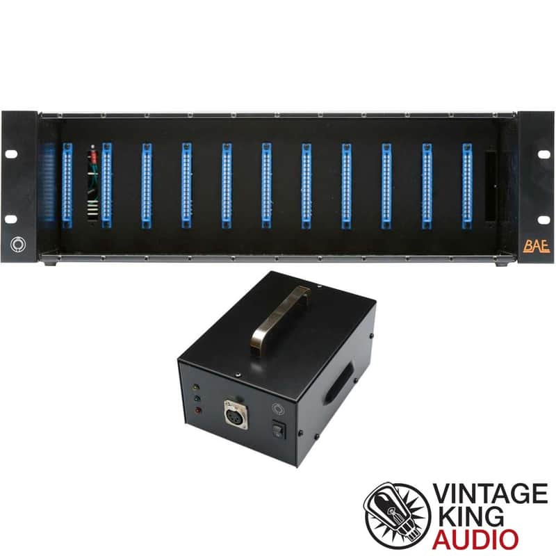 BAE Audio 11 Module 500 Series Rack Mount with Power Supply image 1