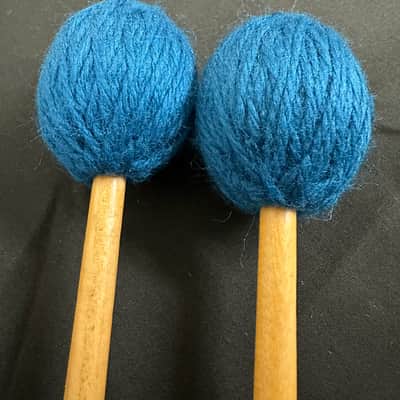 Innovative Percussion IP100 Mallets, Soft, 1 Pair, Birch w/Teal Yarn - EXCELLENT image 4