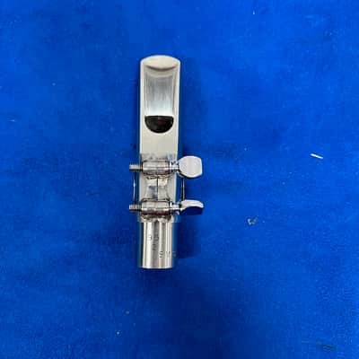 Vintage Berg Larsen Metal Alto Sax Saxophone Mouthpiece with Original Box Cap and Ligature 95/2 SMS image 8