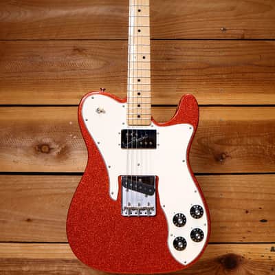 Fender Limited Edition '72 Telecaster Custom with Maple Fretboard 2018 - Orange Sparkle 24518 image 4