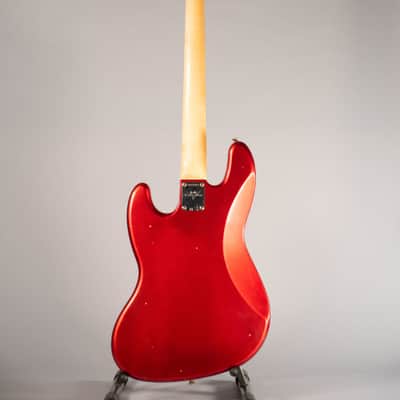 Fender Custom Shop 1968 Jazz Bass Journeyman Relic Mn Aged Candy Apple Red 2022 - Aged Candy Apple Red image 4