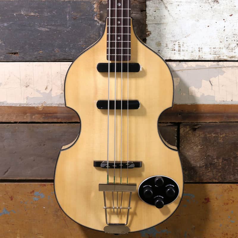 Hofner 500/1 V58 Violin Beatle Bass Natural image 1