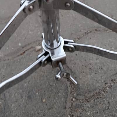Sonor RARE snare stand Phonic / Performer 70s-80s - Vintage chrome image 5