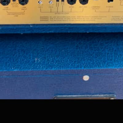 Marshall Anniversary 6100 LM 100 W 1992 - blauer Tolex, one of 1000! image 8