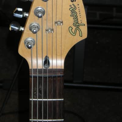 Fender Squier Standard VII (7-string) Strat Dark Sunburst image 4