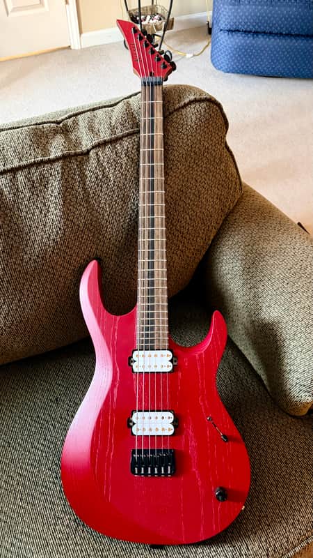 Kiesel Aries Baritone 26.5" 2021 - Blood Red Swamp Ash image 1