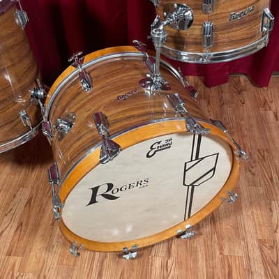 1970s Rogers Headliner Drum Set Koa 20/12/16 image 12