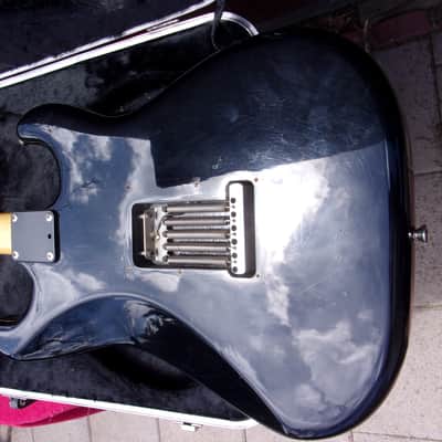 UPDATE: MIJ Squier LEFTY Strat, E6 serial, Duncan's, one knob, OG block/tuners, no stripe, Cipollina image 12