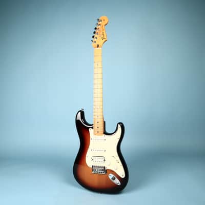 2013 Fender Stratocaster MIM Maple Sunburst Guitar HSS image 2