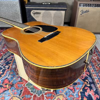 1979 Morris D28 Style X-Braced Dreadnought Model WE-40 Shadow Pickup image 14