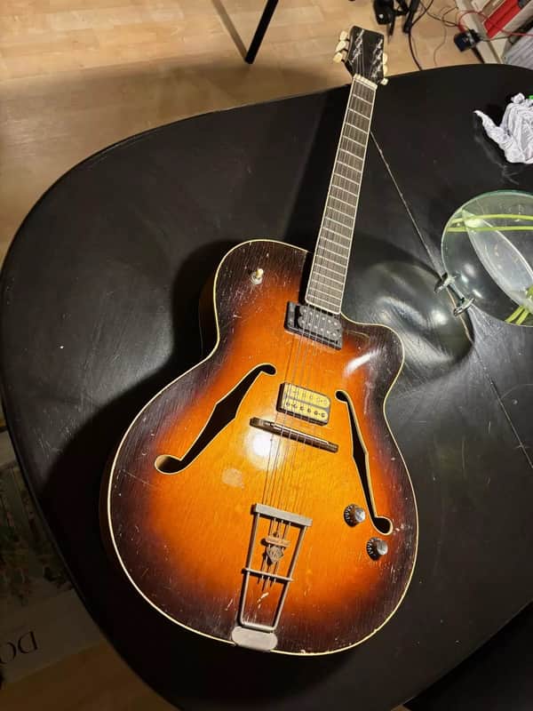 60's HOPF JAZZ GUITAR with 3 PICKUPS image 1