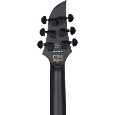 Schecter KM-6 MK-III Keith Merrow Legacy Electric Guitar, Tri-Black Burst image 8