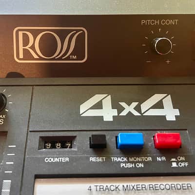 Ross 4x4 4-track Cassette Recorder - Made in Japan image 3