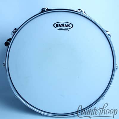 WFL III 6.5x14 Black Sparkle Snare Drum Laser Cut Vent Hole Commemorative WFL#19 image 9