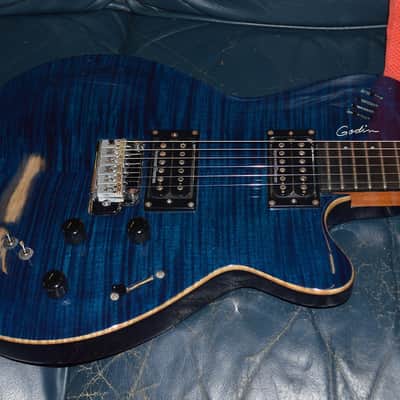 Godin LGXT Synth Ready 2000 - Blue Translucent | Reverb