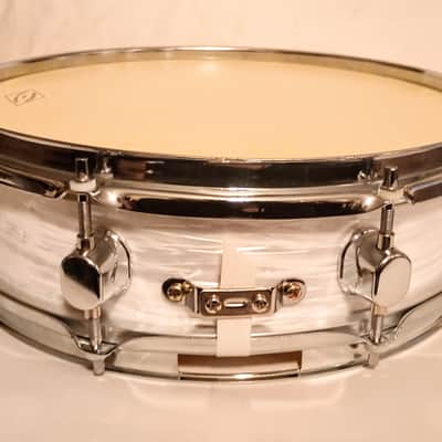 MARTIAL PERCUSSION PICCOLO SNARE DRUM WHITE PEARL OYSTER - 13x3.5" 8L - FREE SHIP TO C-USA! image 4