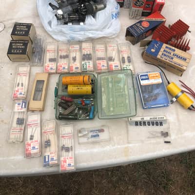 RCA and GE misc NOS tubes and resistors image 3