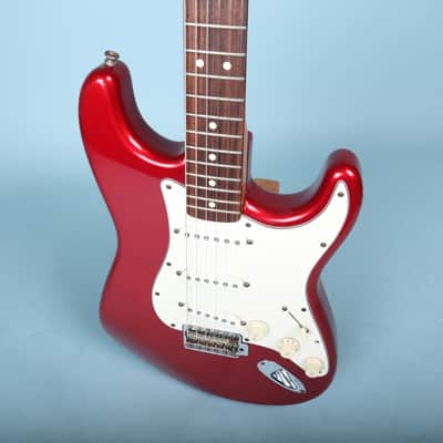 1998 Fender Deluxe Powerhouse Stratocaster Electric Guitar Red image 15