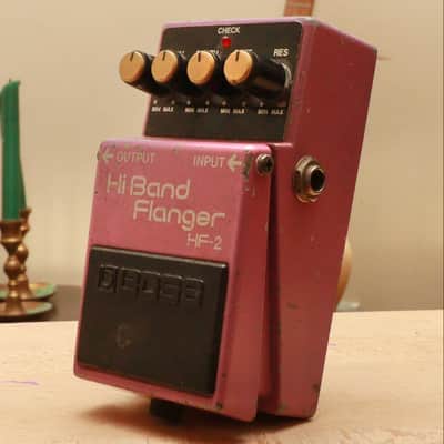 Boss HF-2 Hi Band Flanger (Green Label) 1985 - 1989 - Pink image 8
