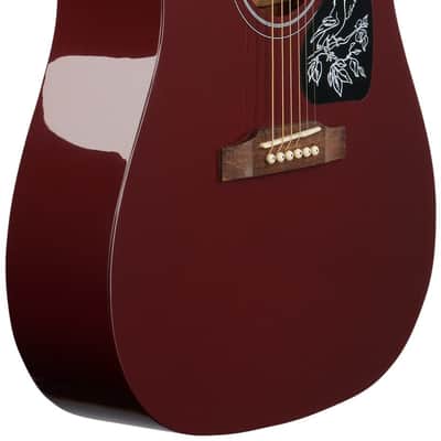 Epiphone Starling Acoustic Player Pack (with Gig Bag), Wine Red image 6